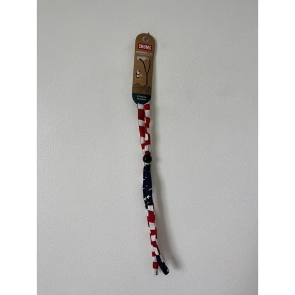 CHUMS Original Patterns Eyewear Retainer – American Flag – NWT